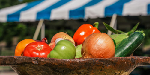 Fresh Produce Farm Market Stand from Blooms & Berries Farm in Maineville and Loveland, OH.